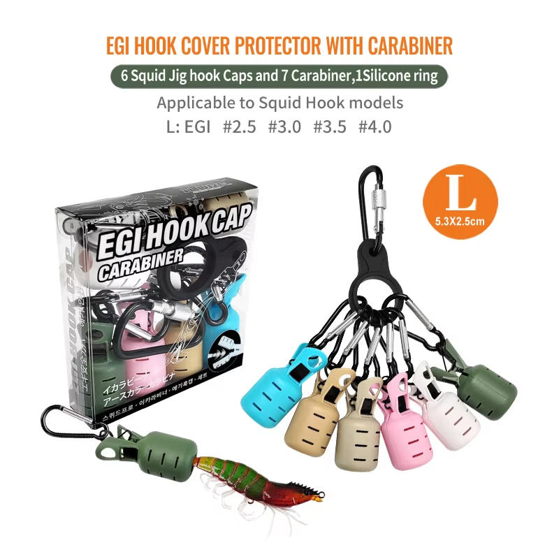 6pcs Colorful Squid Jig Hook C - Fishing Lure Making Kit ulasan dan harga