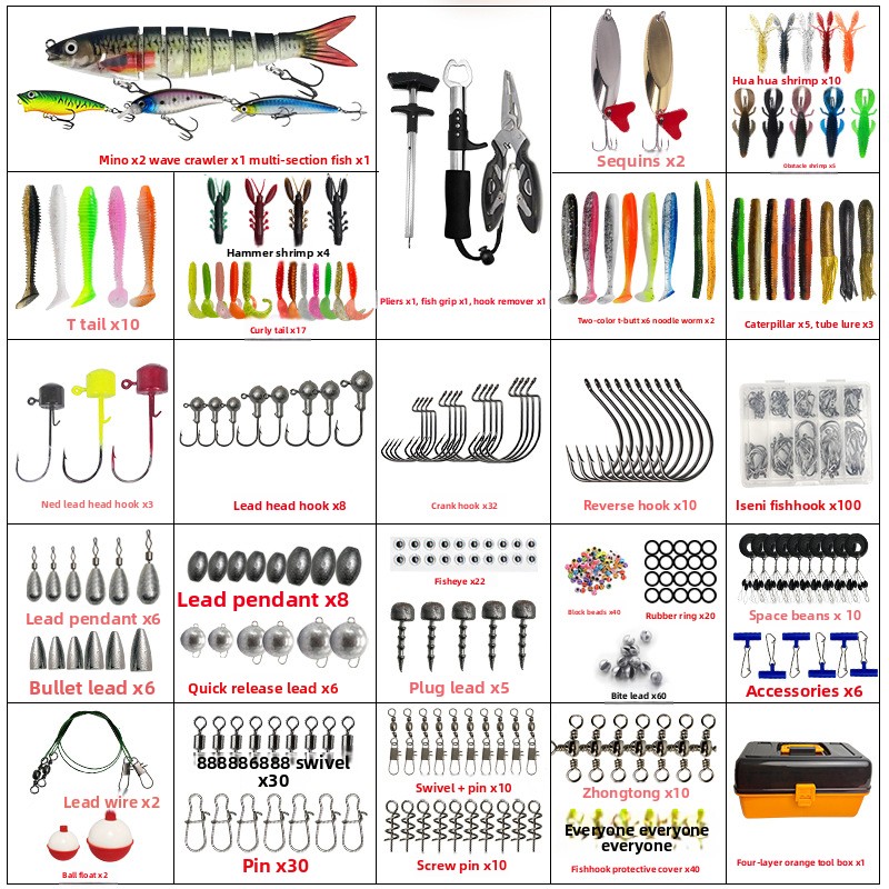 Large Four-Layer Outdoor Fishi - Fishing Lure Accessories ulasan dan harga