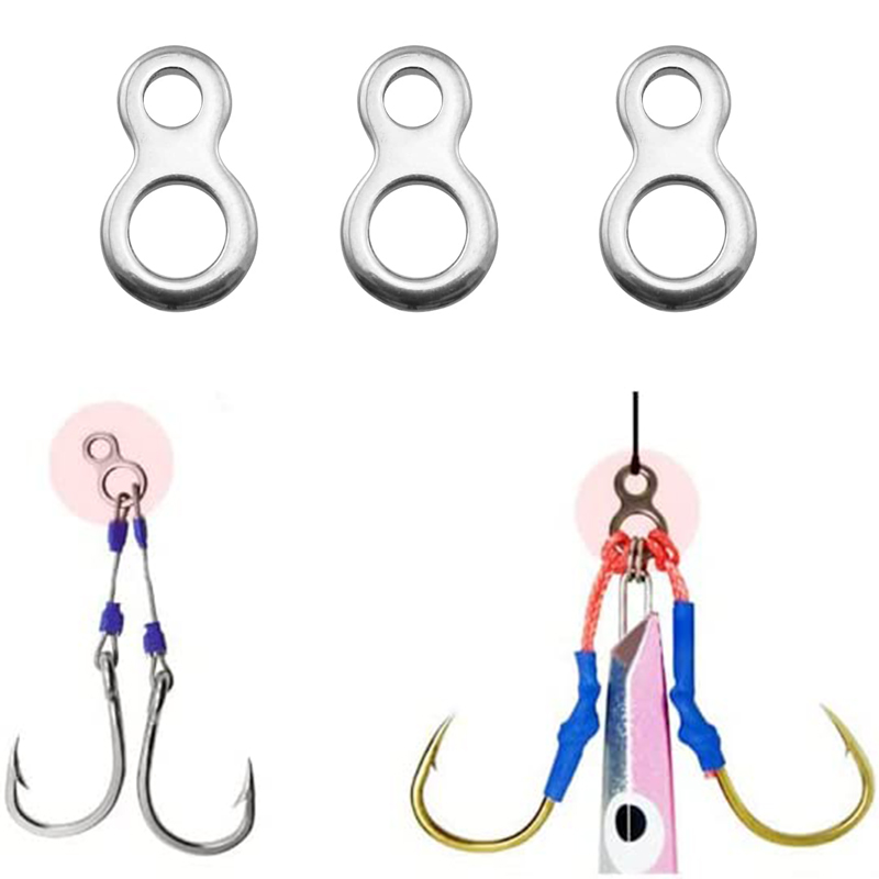 10-50Pcs Stainless Steel Fishi - Fishing Lure Accessories ulasan dan harga