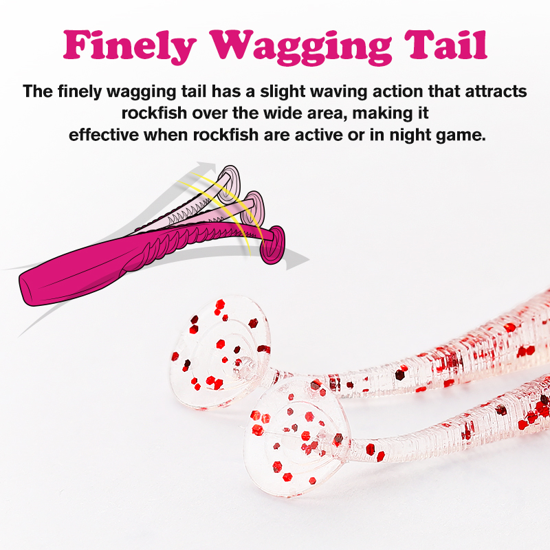 TSURINOYA 38mm 0.4g Soft Fishi - Fishing Lure Soft Plastic ulasan dan harga