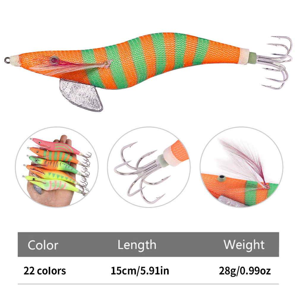 4.0 28G Premium Wooden Fishing - Fishing Lure Soft Plastic ulasan dan harga