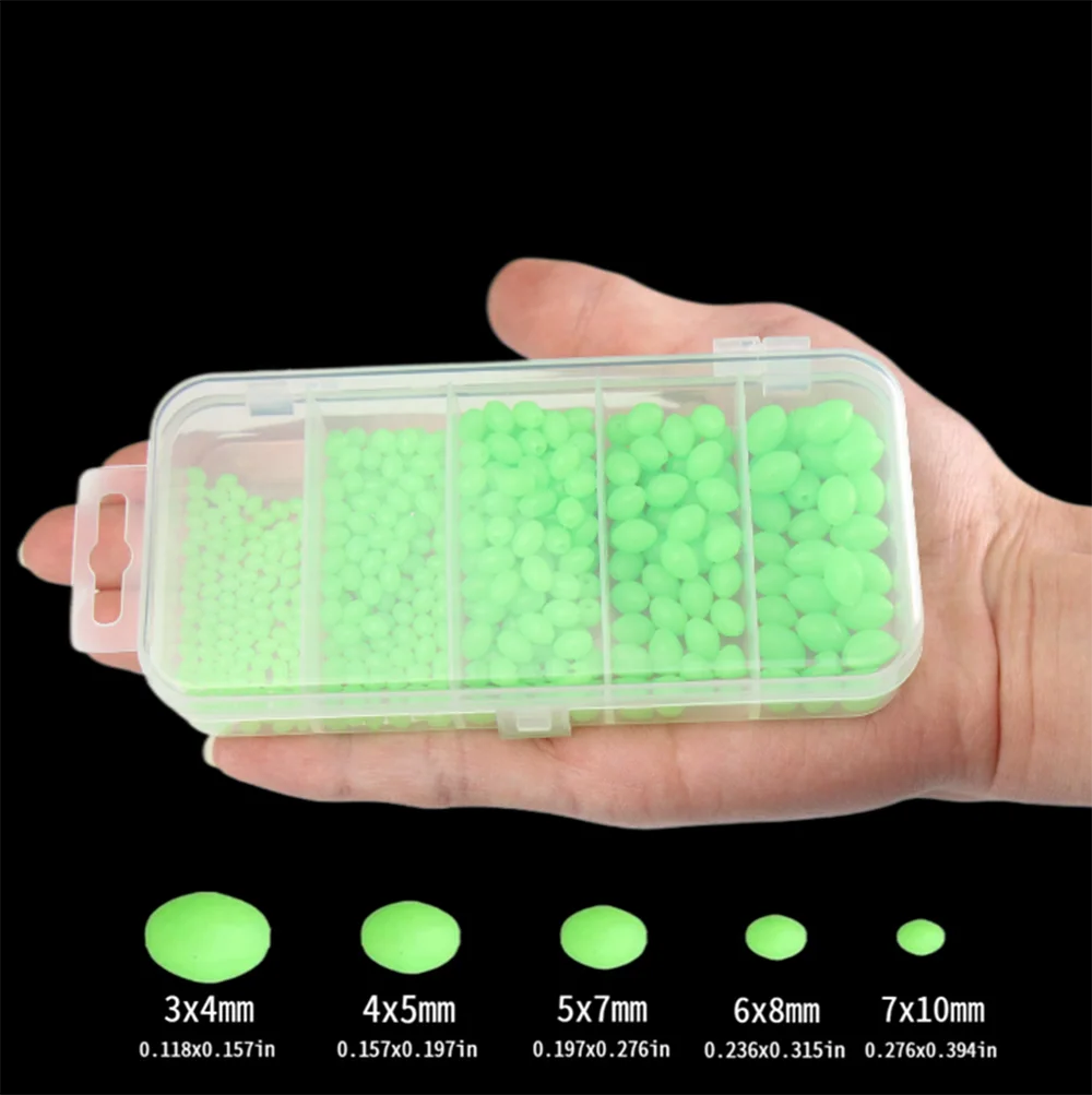 B 375Pcs/Set Night Luminous Fi - Fishing Lure Soft Plastic ulasan dan harga