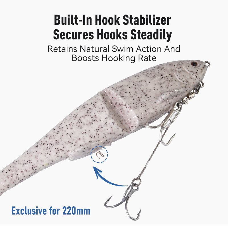 1pc Soft Jointed Swimbait Sink - Fishing Lure Swimbait ulasan dan harga