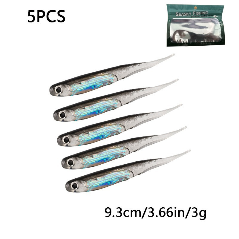 Soft Plastic Needle Tail Fishi - Fishing Lure Soft Plastic ulasan dan harga