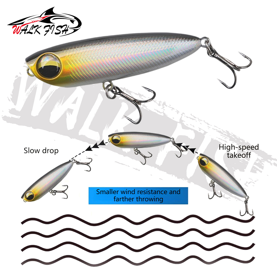 WALK FISH 1Pcs 6cm 5.6g Topwat - Fishing Lure Topwater ulasan dan harga