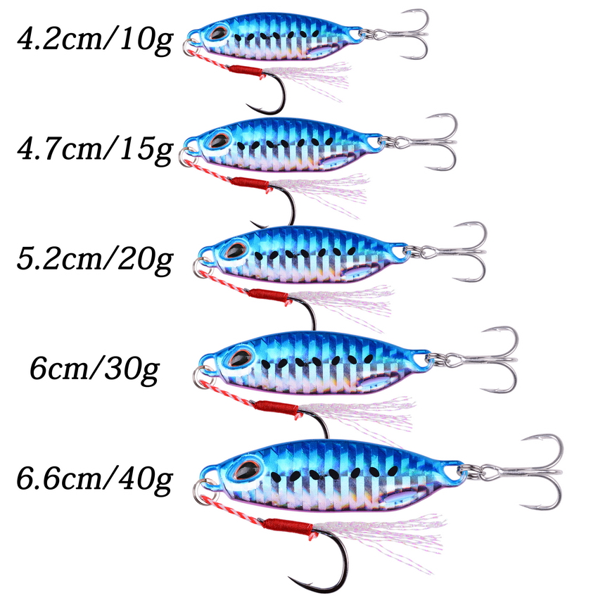 Jigs 10g 15g 20g 30g 40g Fishi - Fishing Lure Spoon ulasan dan harga