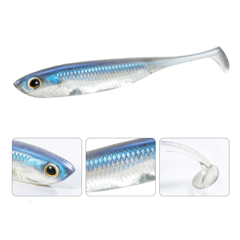 5Pcs/Bag Fish Bait Fishing Sof - Fishing Lure Soft Plastic ulasan dan harga