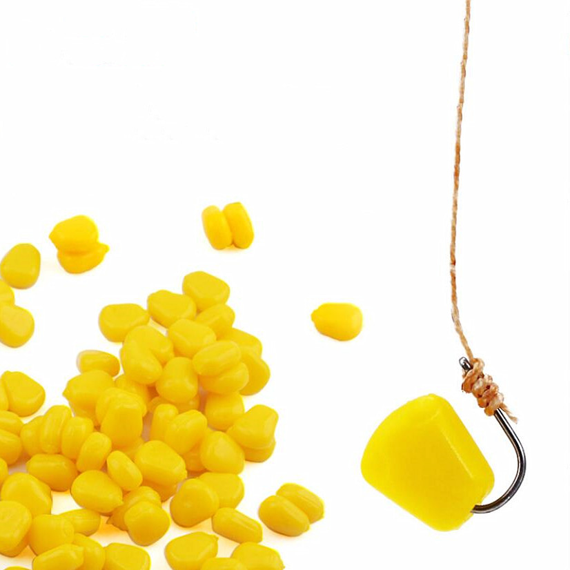 50pcs/100pc Silicone Corn Smel - Fishing Lure Soft Plastic ulasan dan harga