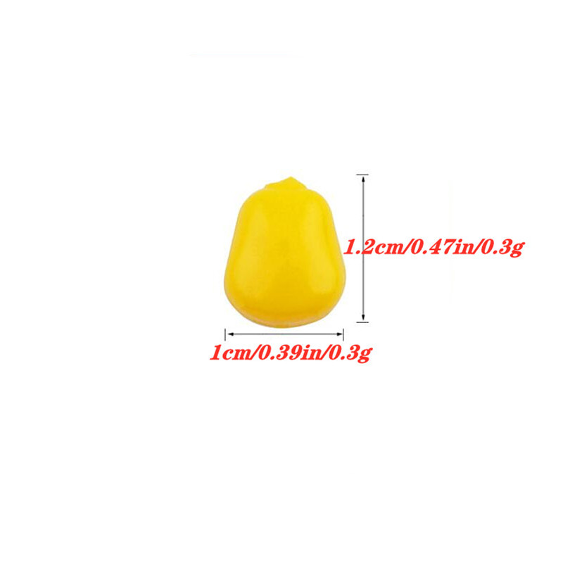 50pcs/100pc Silicone Corn Smel - Fishing Lure Soft Plastic ulasan dan harga