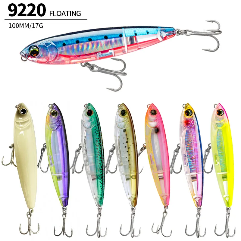 KNCONAN 100mm 17g Surface Penc - Fishing Lure Soft Plastic ulasan dan harga